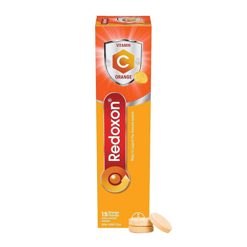 Redoxon, 1000mg effervescent tablets, Immune support with vitamin C, 15 tablets