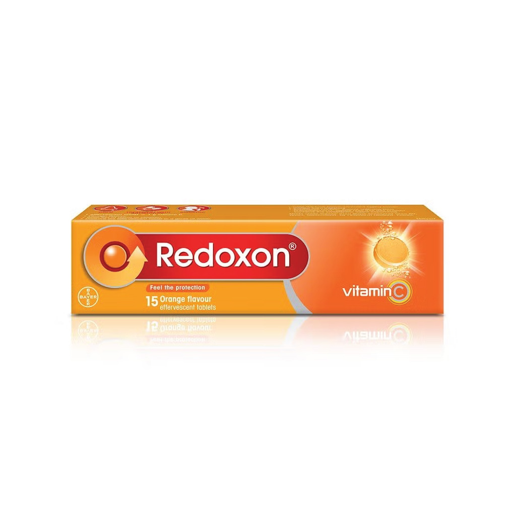 Redoxon, 1000mg effervescent tablets, Immune support with vitamin C, 15 tablets