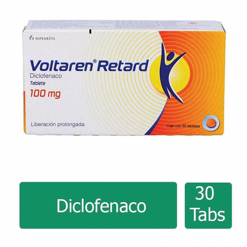 Voltaren, Retard 100mg Tablets, Extended-release anti-inflammatory pain relief, 30 tablets