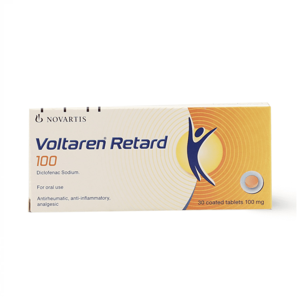 Voltaren, Retard 100mg Tablets, Extended-release anti-inflammatory pain relief, 30 tablets