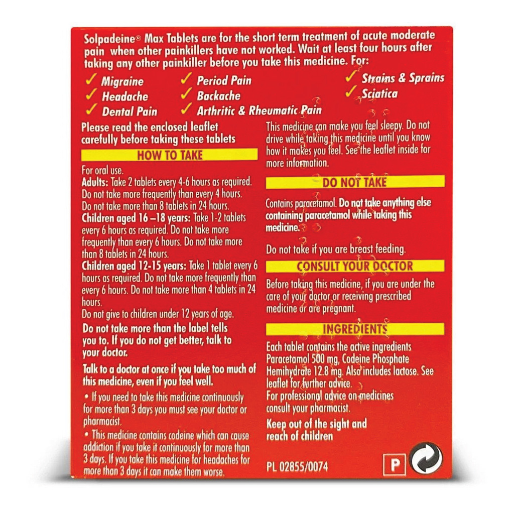 Solpadeine Soluble 20 Tablets