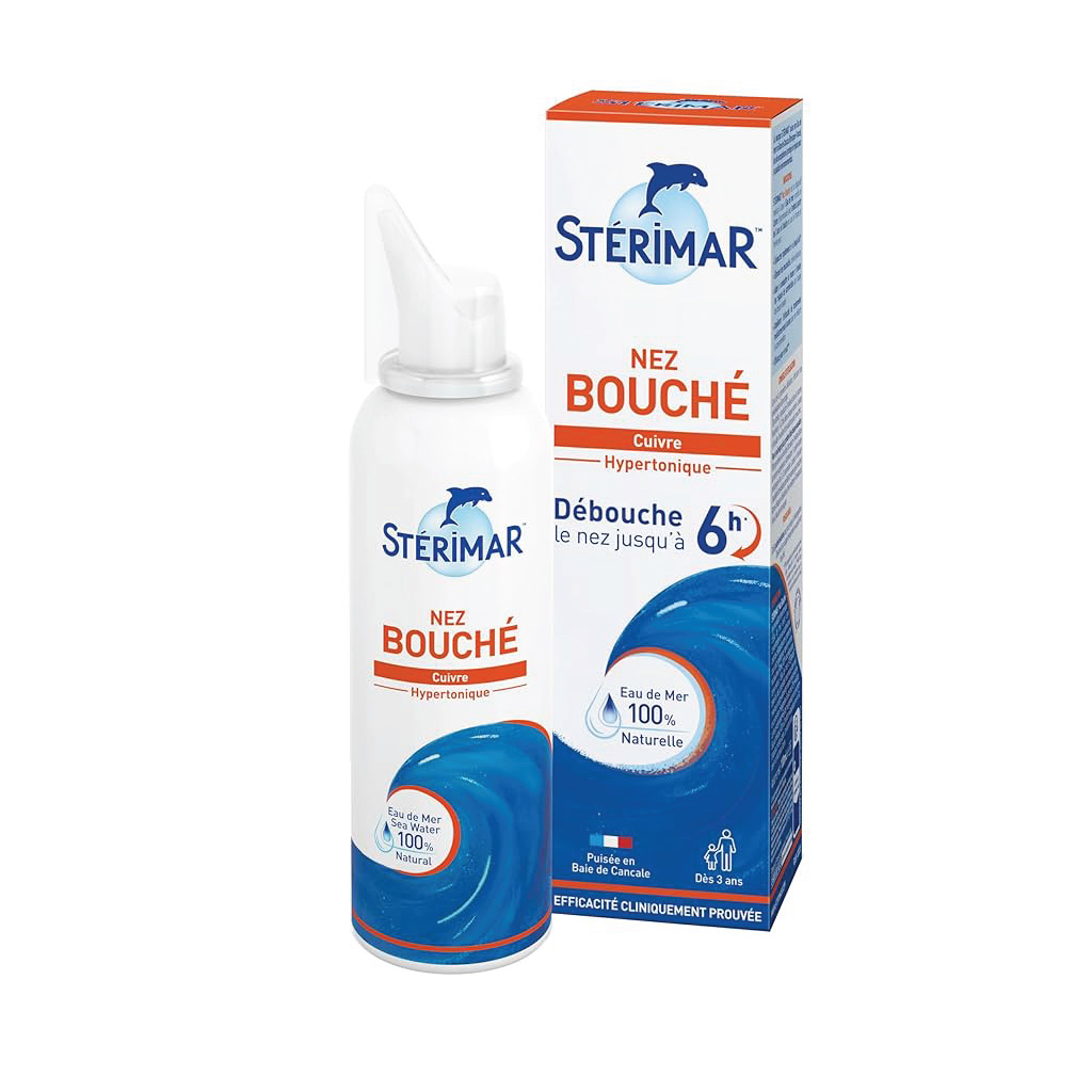 Sterimar, Blocked Nose Nasal Spray, Saline nasal spray for relieving blocked nose congestion, 100ml