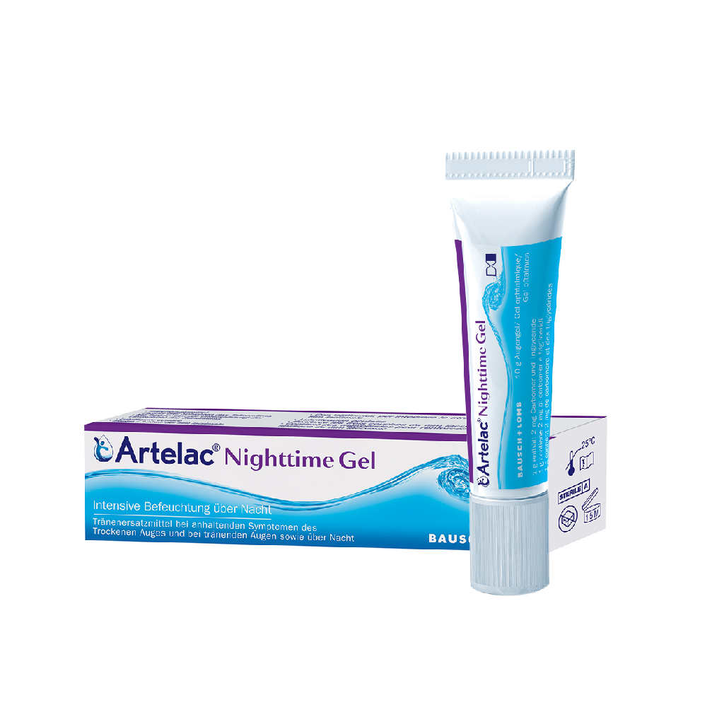 Artelac, Night Time Gel 2mg Eye, Lightweight moisturizing gel, 10g
