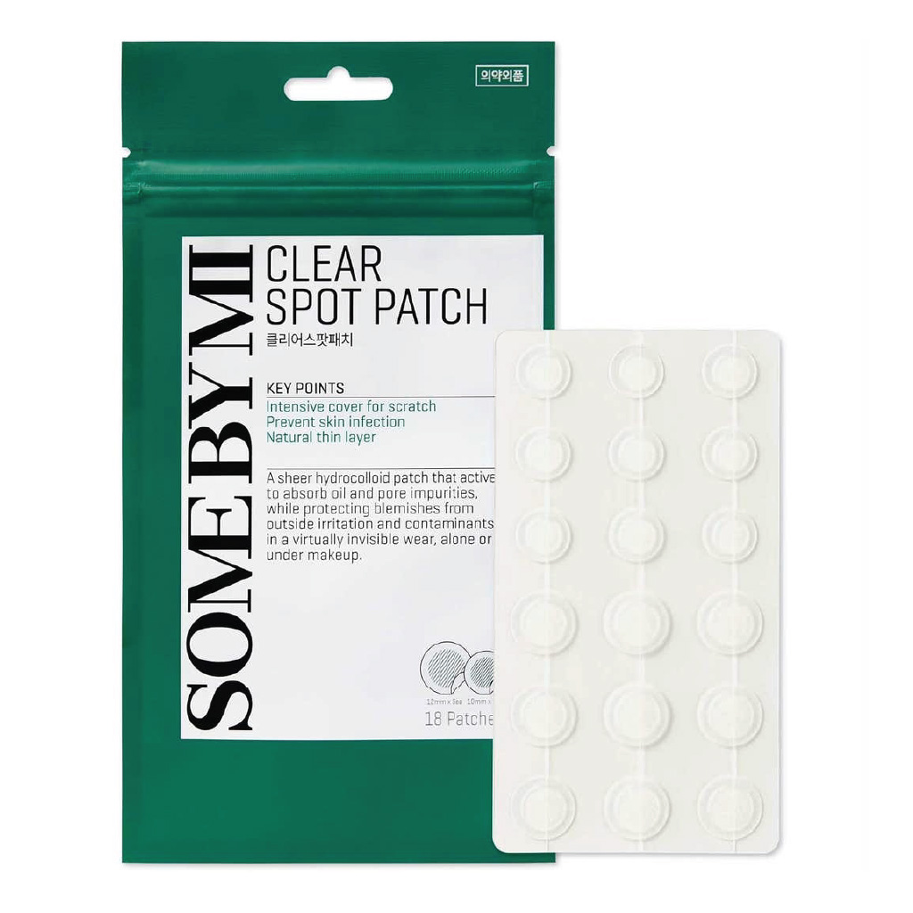 Some By Mi, 30 Days Miracle Clear Spot Patch, Acne spot treatment patches, 7ml (18 patches)