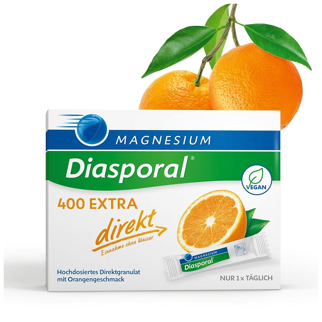 Protina, Granules Oral Solution Magnesium Diasporal 400 Extra, Fast magnesium supplementation for cramps, 20 sachets