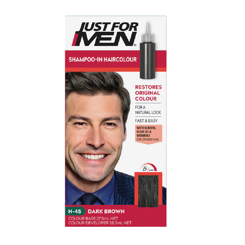 Just For Men Dark Brown Shampoo-In Haircolor