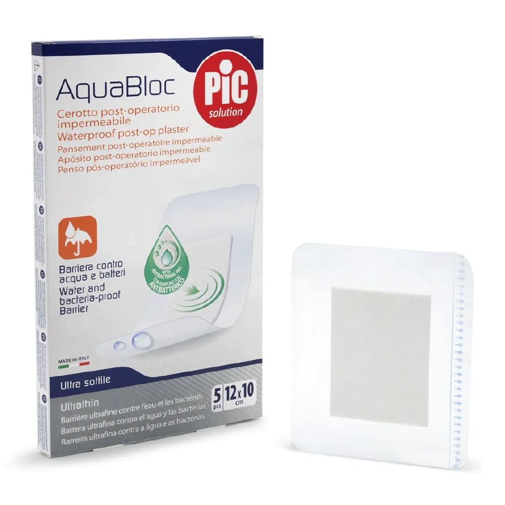 PIC Solution Soffix Med with CHG Plaster, 5 Pcs- 12 cm x 10 cm