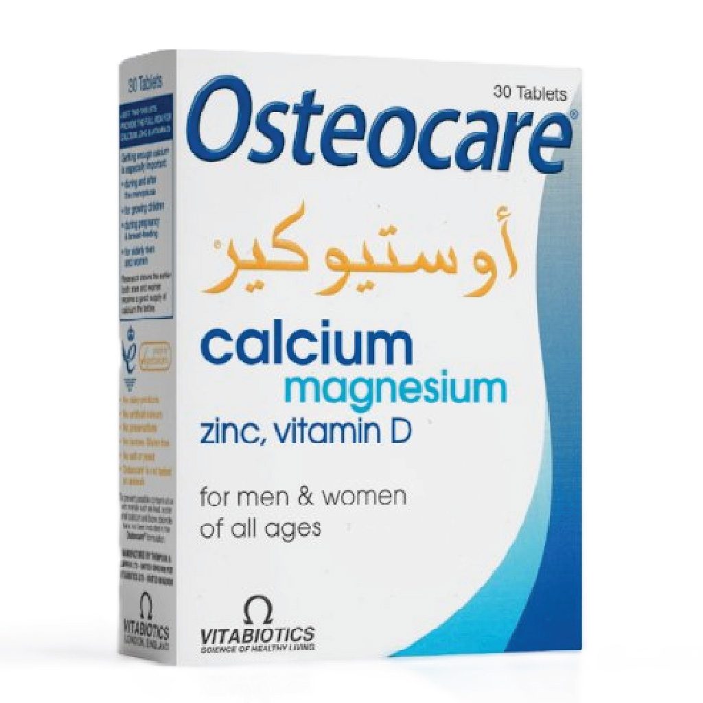 Vitabiotics, Osteocare Bone Health Tablets, Calcium and vitamin D supplement, 30 tablets