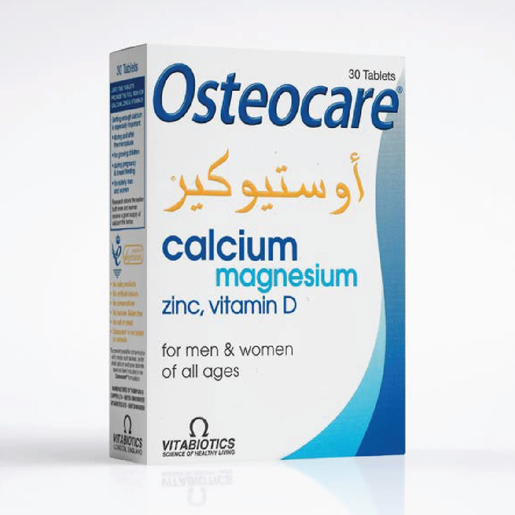 Vitabiotics, Osteocare Bone Health Tablets, Calcium and vitamin D supplement, 30 tablets