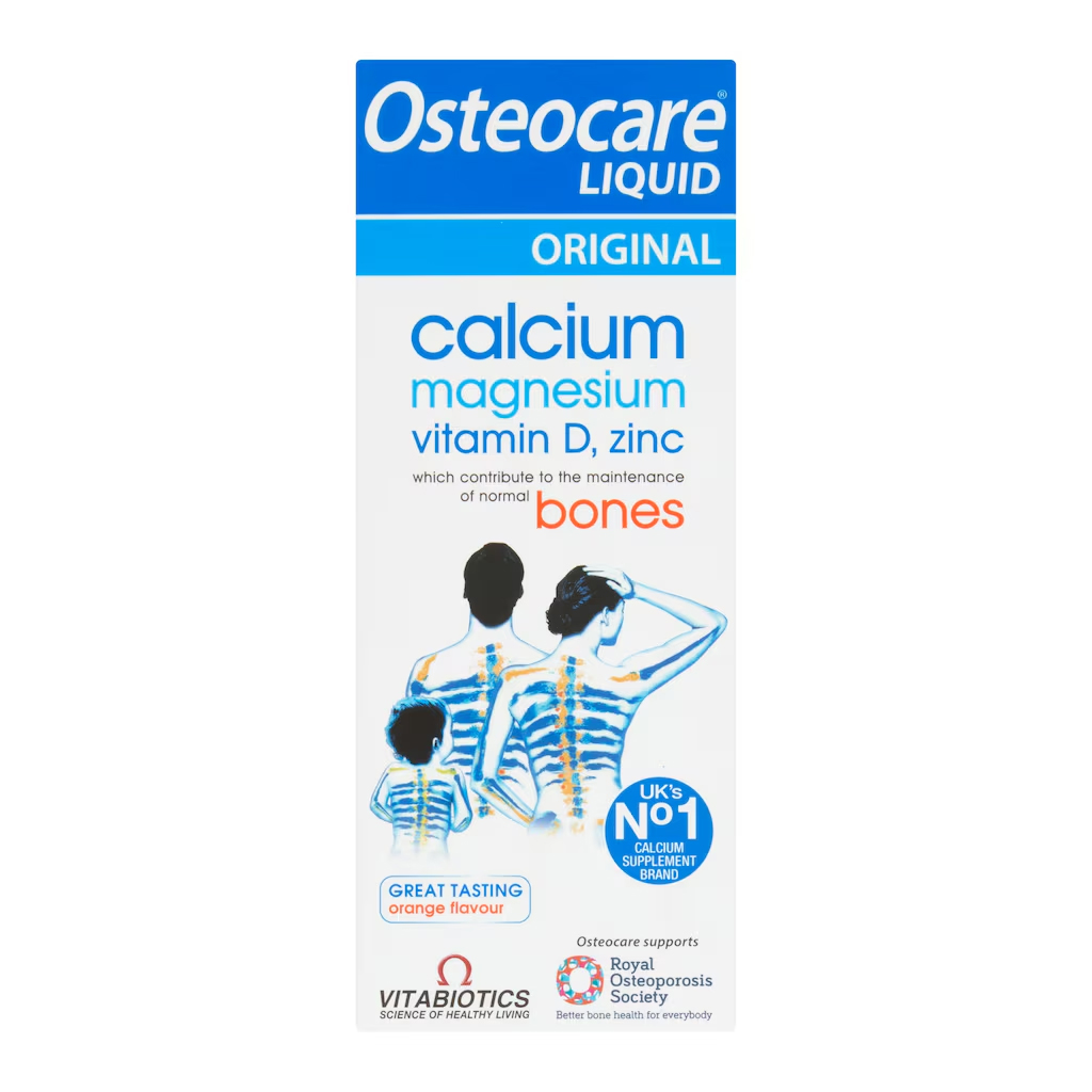 Vitabiotics, Osteocare syrup, Calcium and vitamin D supplement for bone support, 200ml