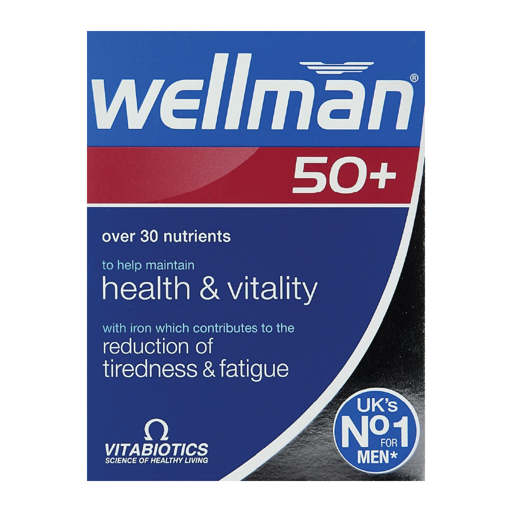 Vitabiotics Wellman – men’s daily multivitamin 30 Cap.