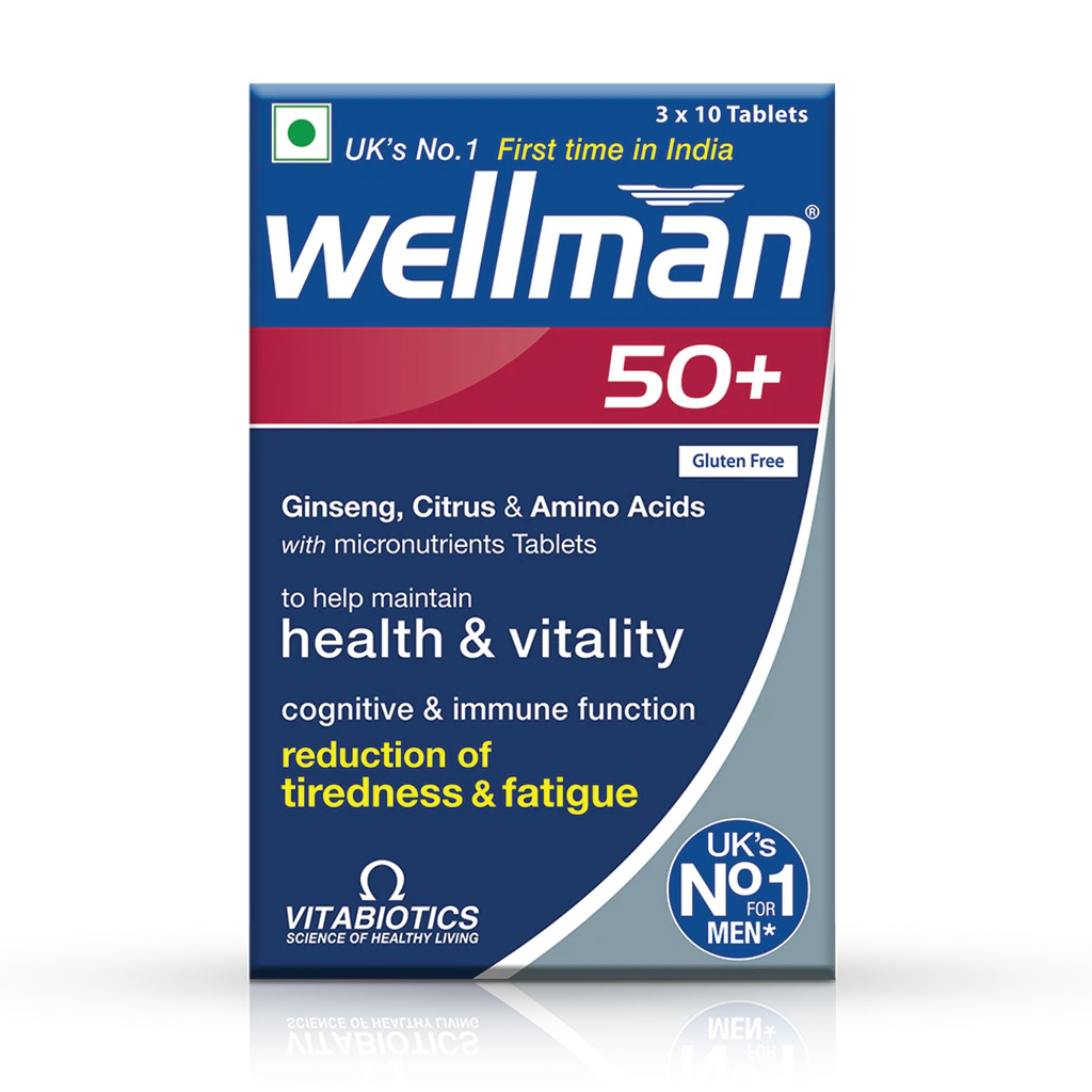 Vitabiotics Wellman – men’s daily multivitamin 30 Cap.