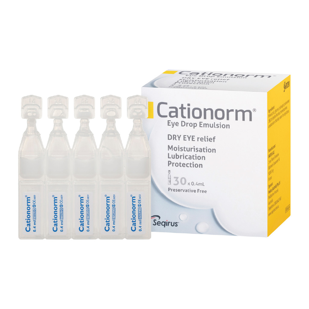 Cationorm Emulsion Hydration Moisturization 0.4ml 30 Vials