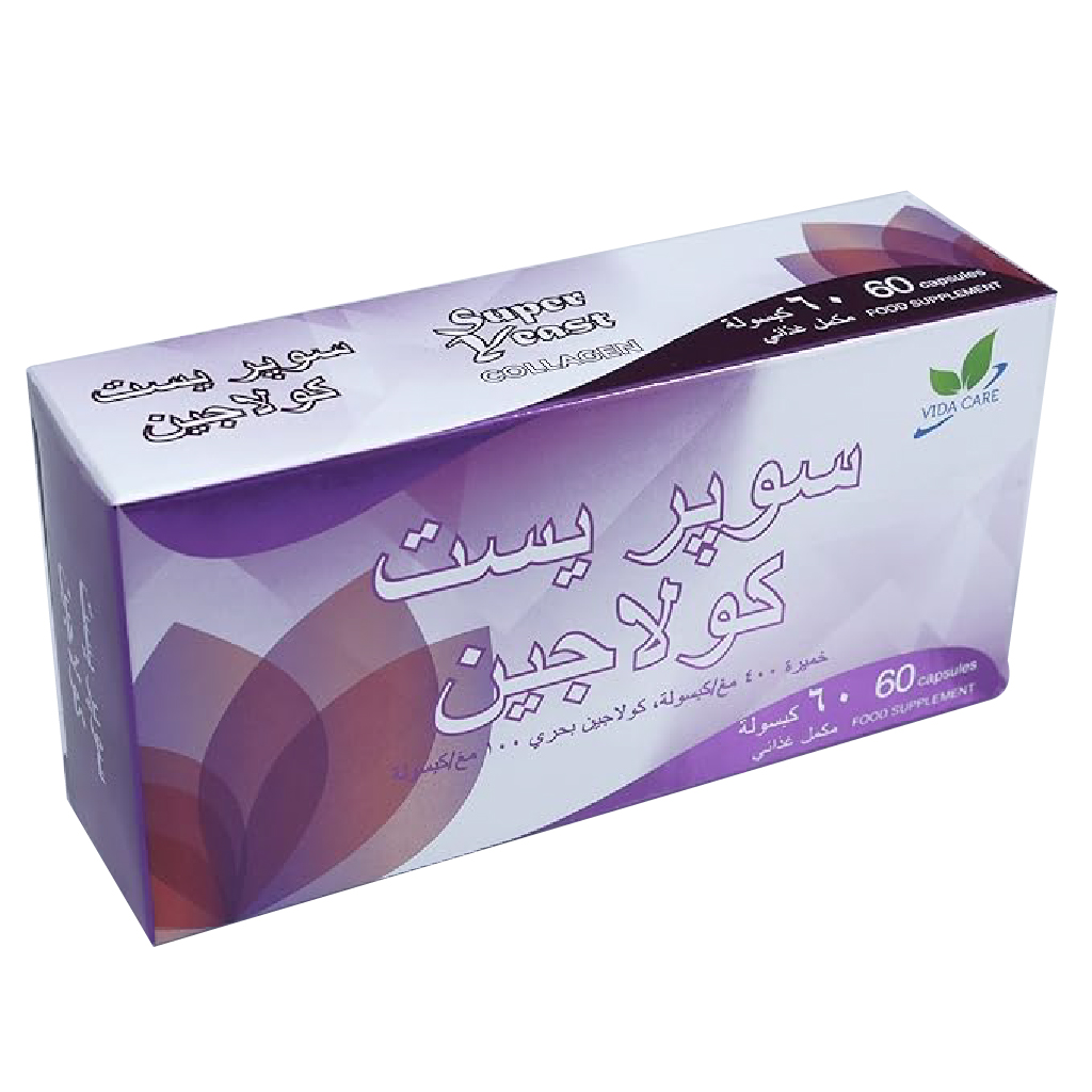Super Yeast, Collagen Capsules, Collagen supplement for skin and joint health, 60 capsules