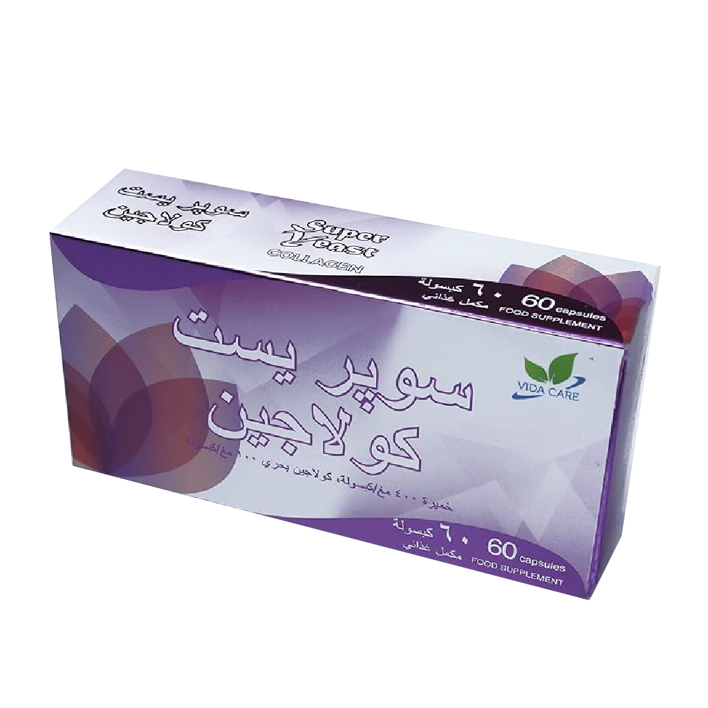 Super Yeast, Collagen Capsules, Collagen supplement for skin and joint health, 60 capsules
