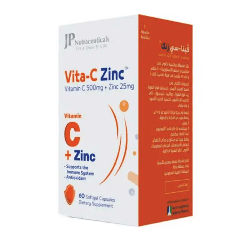 JP Vita-C Zinc 60 Softgel Capsules