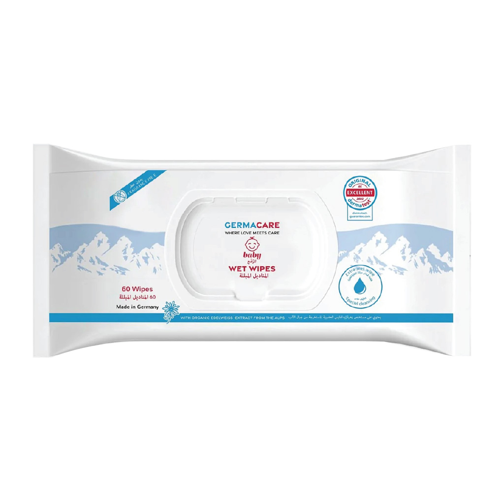 Germacare Baby Wet Wipes, 60 Sheets