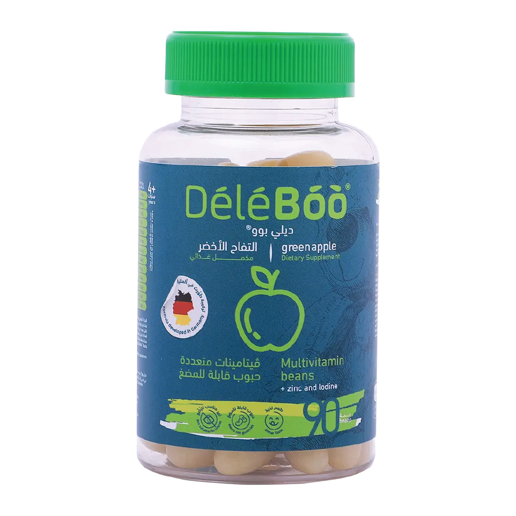Deleboo Multivitamins + Zinc and Iodine Apple Flavor 90 Beans
