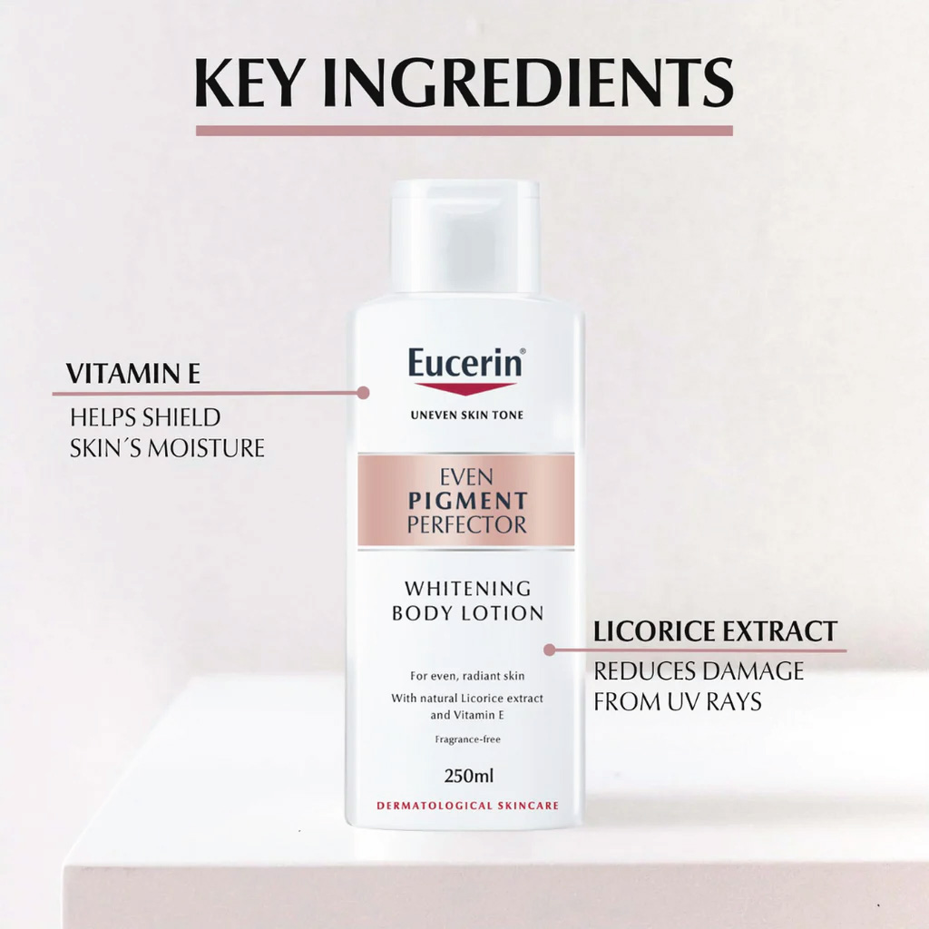 Eucerin, Even Pigment Perfector Body Lotion, Whitening body moisturizer, 250 ml