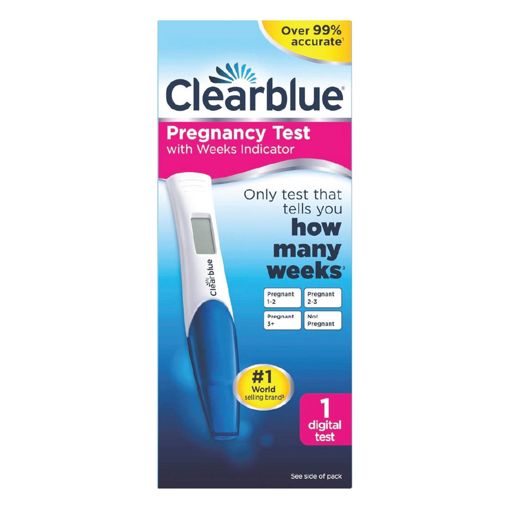Clear Blue Pregnancy Test with Weeks Indicator