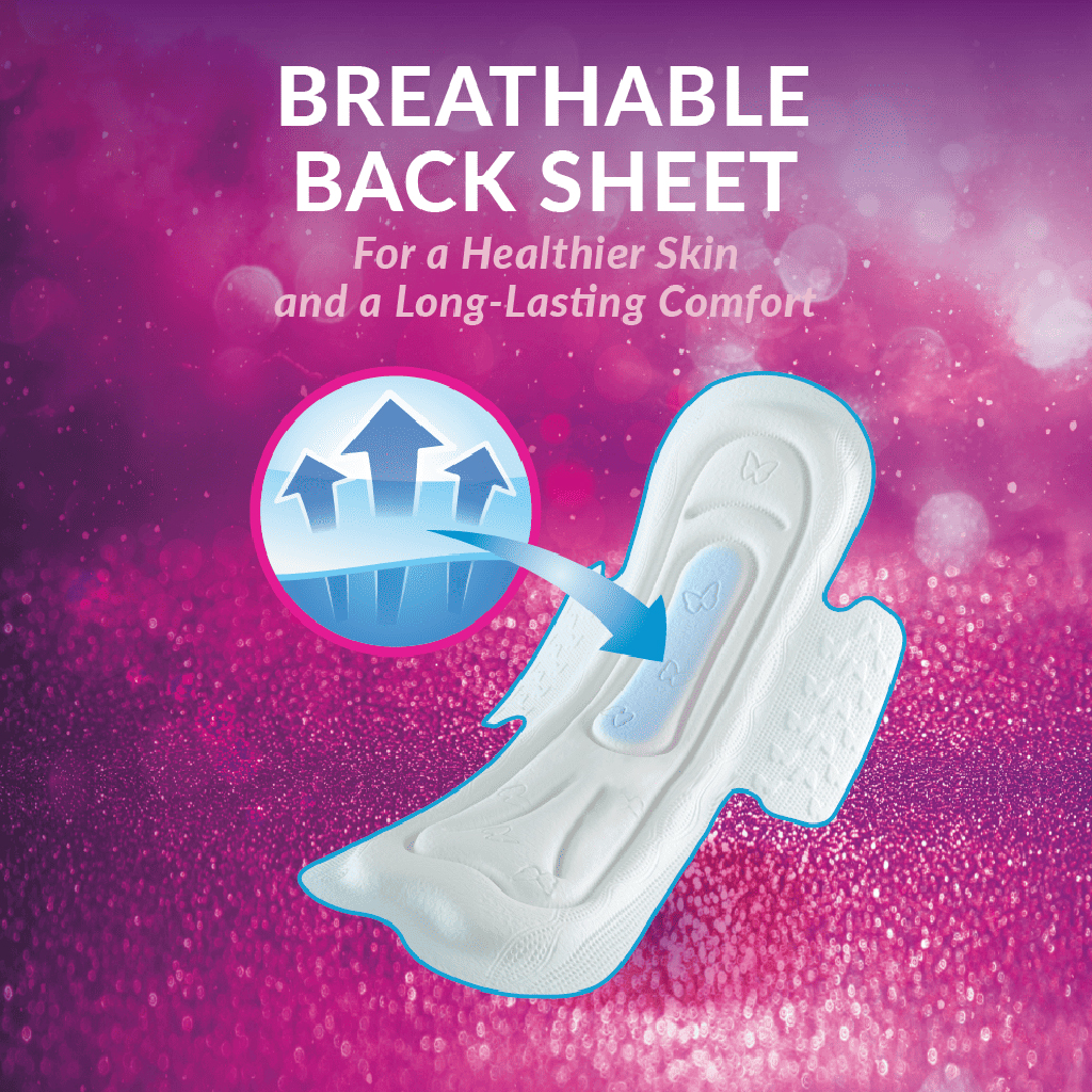 Private, Maxi Pocket Super Sanitary Pads, Extra heavy flow protection, 30 pcs