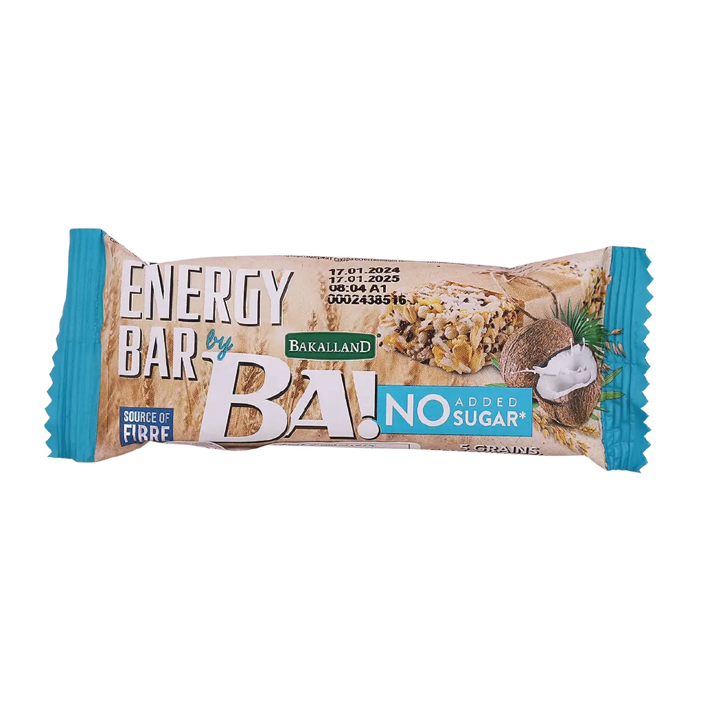 BAKALLAND BA! ENERGY BAR COCONUT & CHIA 30G