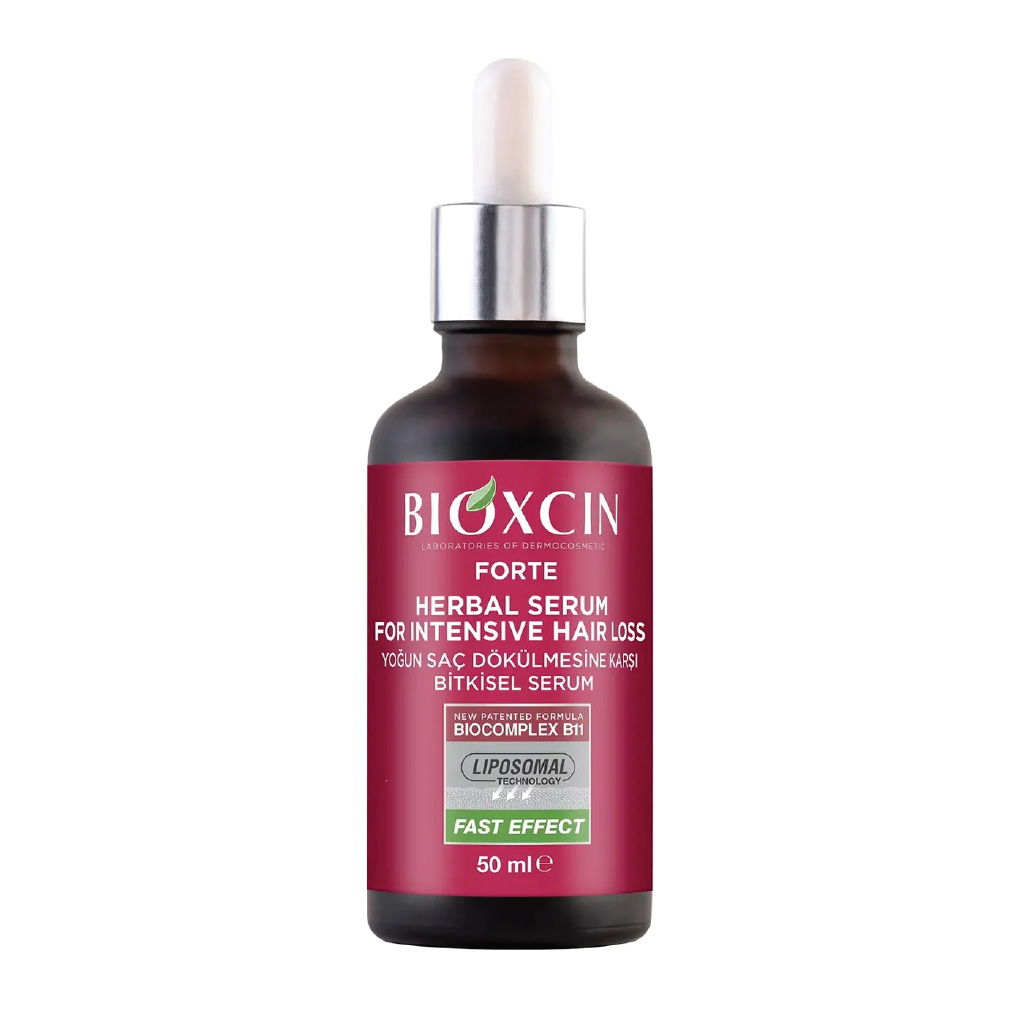 Bioxcin Forte Herbal Serum For Intensive Hair Loss 3x50ml