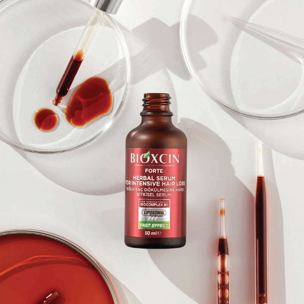 Bioxcin Forte Herbal Serum For Intensive Hair Loss 3x50ml