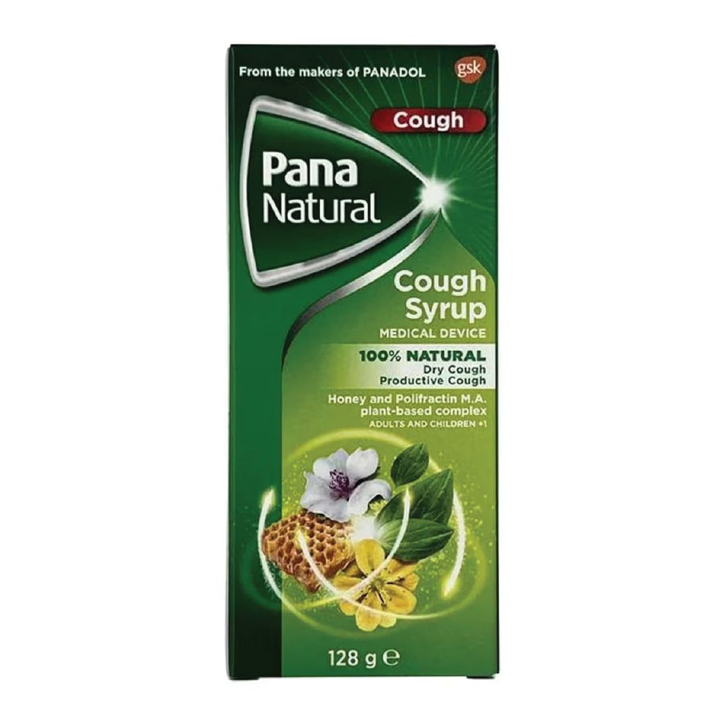 Pananatural, Cough Syrup, Soothing syrup for relief of cough and throat irritation, 100ml