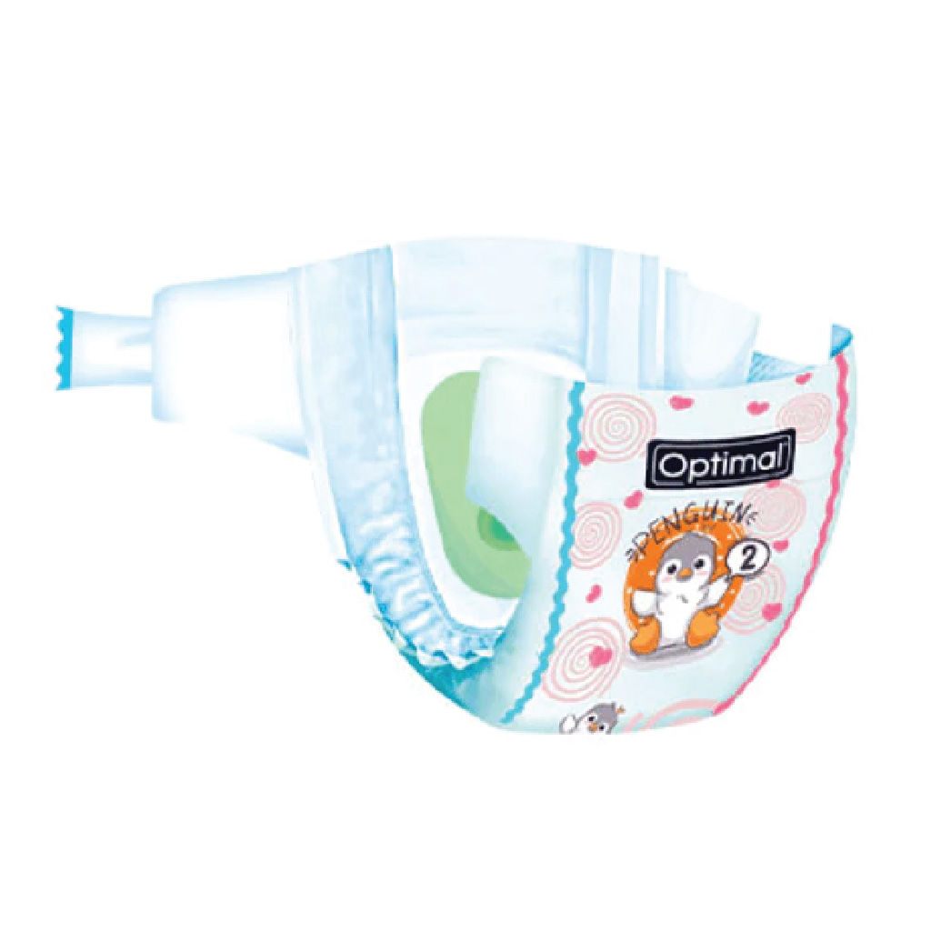 Optimal Baby Diaper (2) Mini (3-, 6 Kg) 48 Diapers