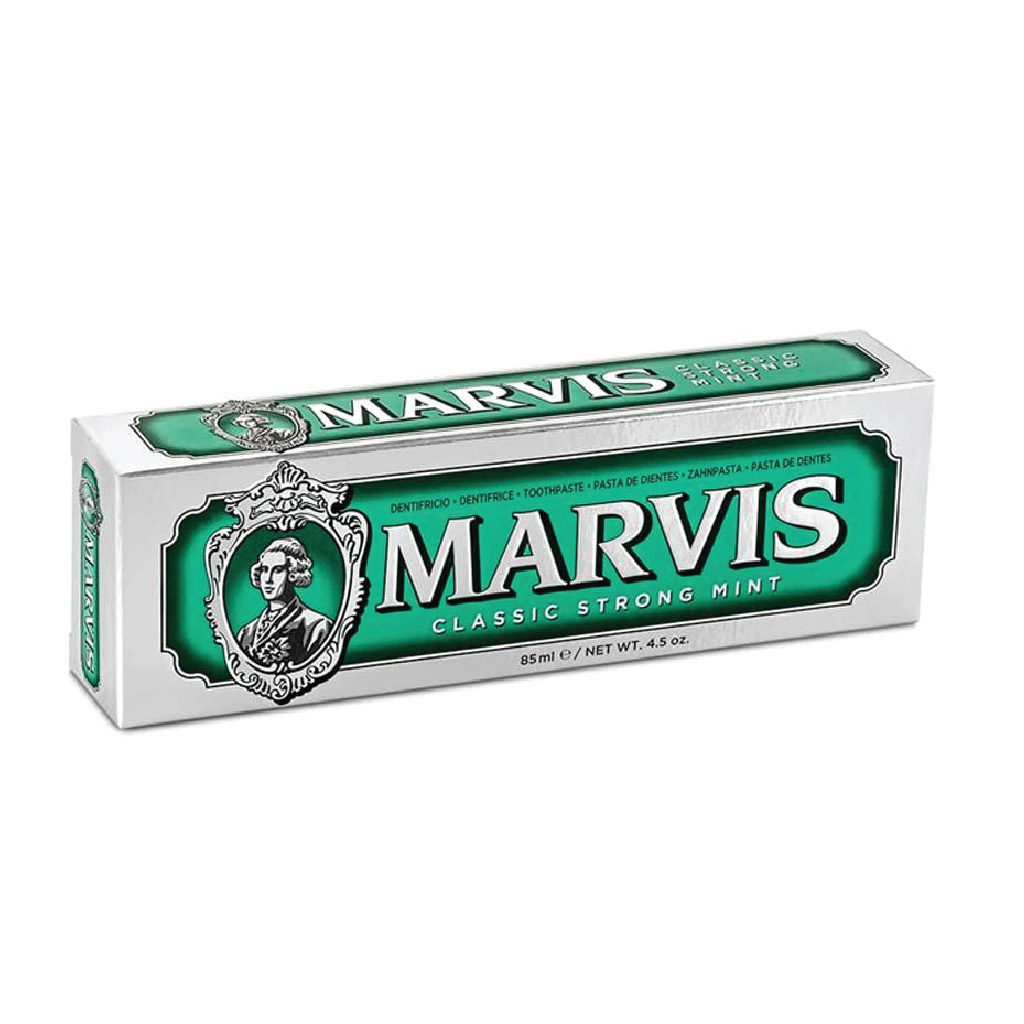 Marvis, Classic Strong Mint Toothpaste, Classic mint flavored toothpaste for fresh breath, 85 ml