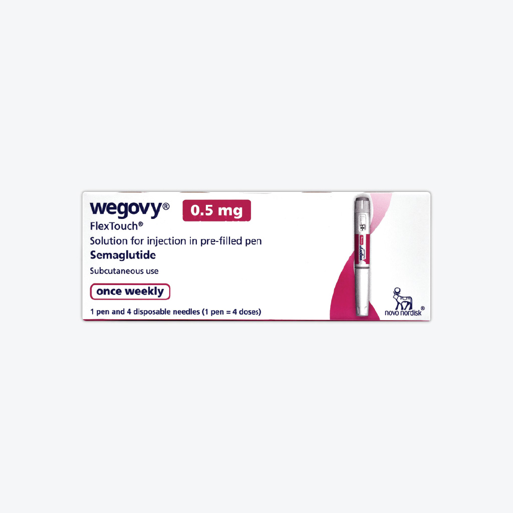 Wegovy, 0.5mg Pre-Filled Pen, Injectable weight management medication