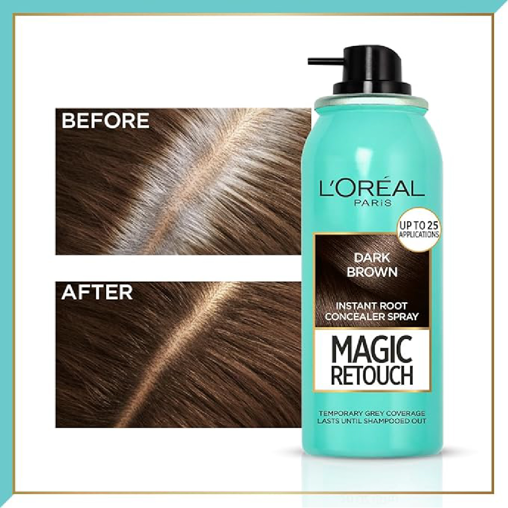 L’Oréal, Magic Retouch Root Concealer, Instant dark brown root touch-up spray