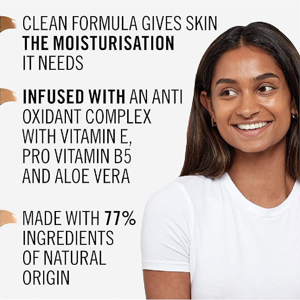 Rimmel London Kind & Free Skin Tint Foundation - 210 Golden Beige, 30ml