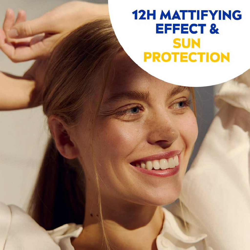 Nivea Sun, Face Cream Shine Control SPF 50, High protection sun cream with shine control for face
