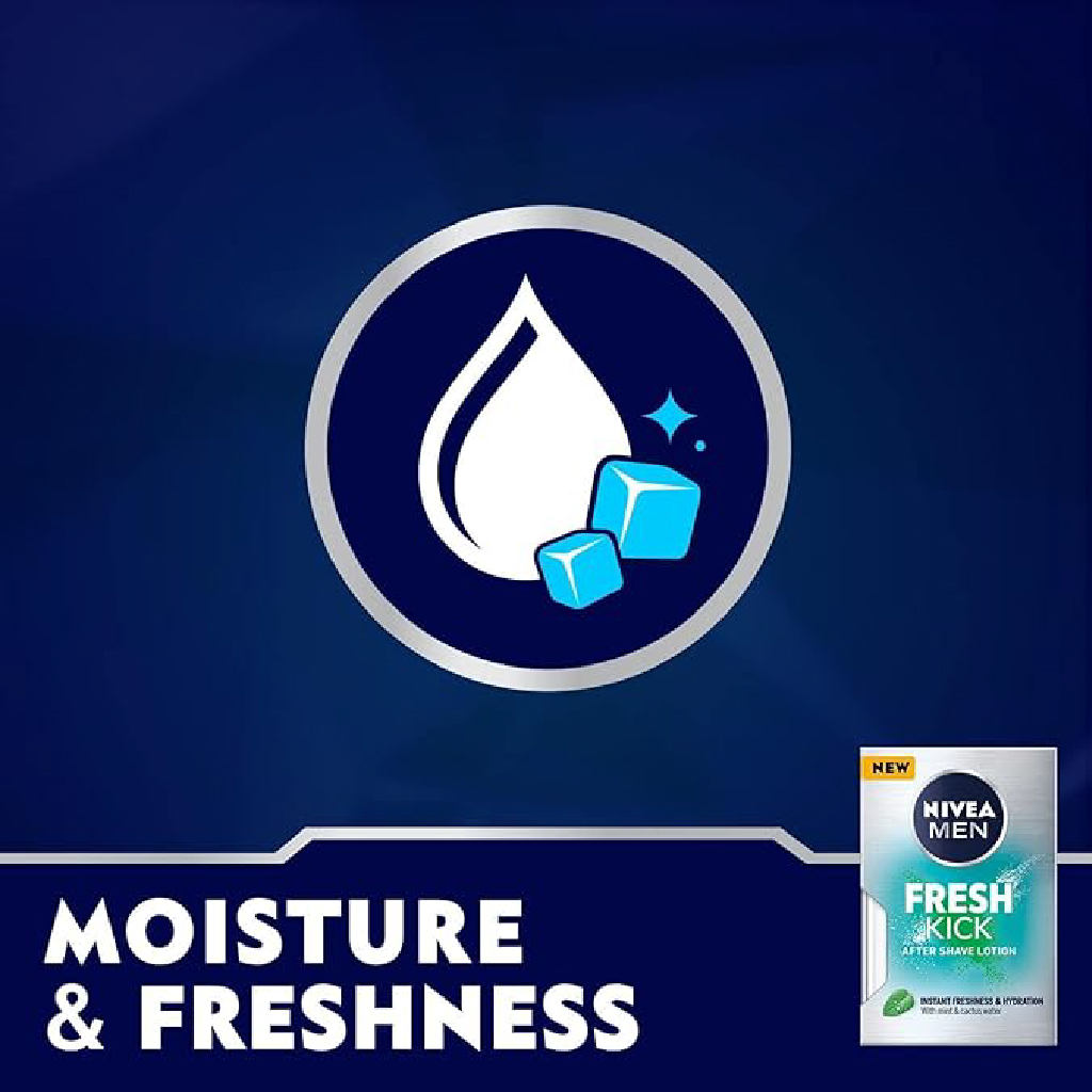Nivea Men After Shave Lotion Fresh & Cool Mint Extract  100ml