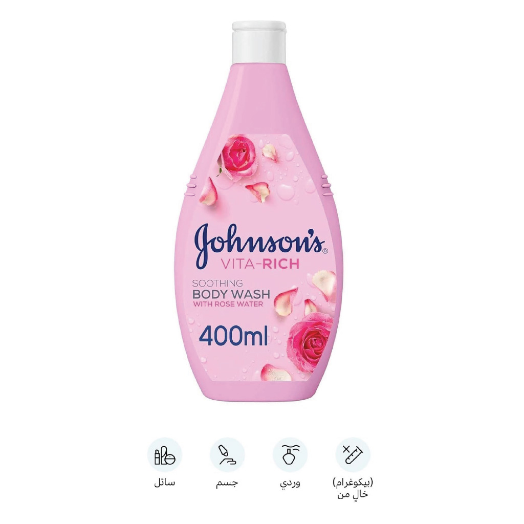 Johnson Adult Vr B Wash Soothingrosewater 400 ml
