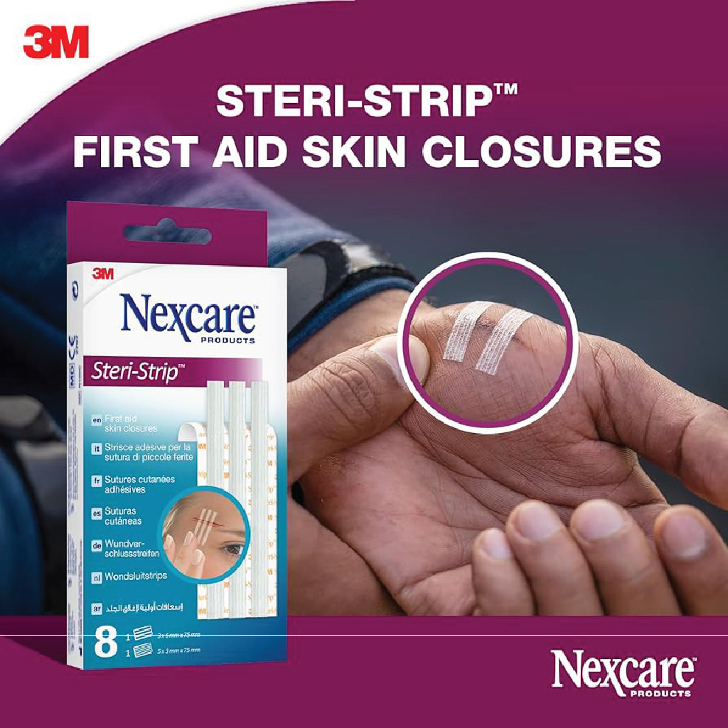 3M Nexcare Steri-Strip, Pack of 8's