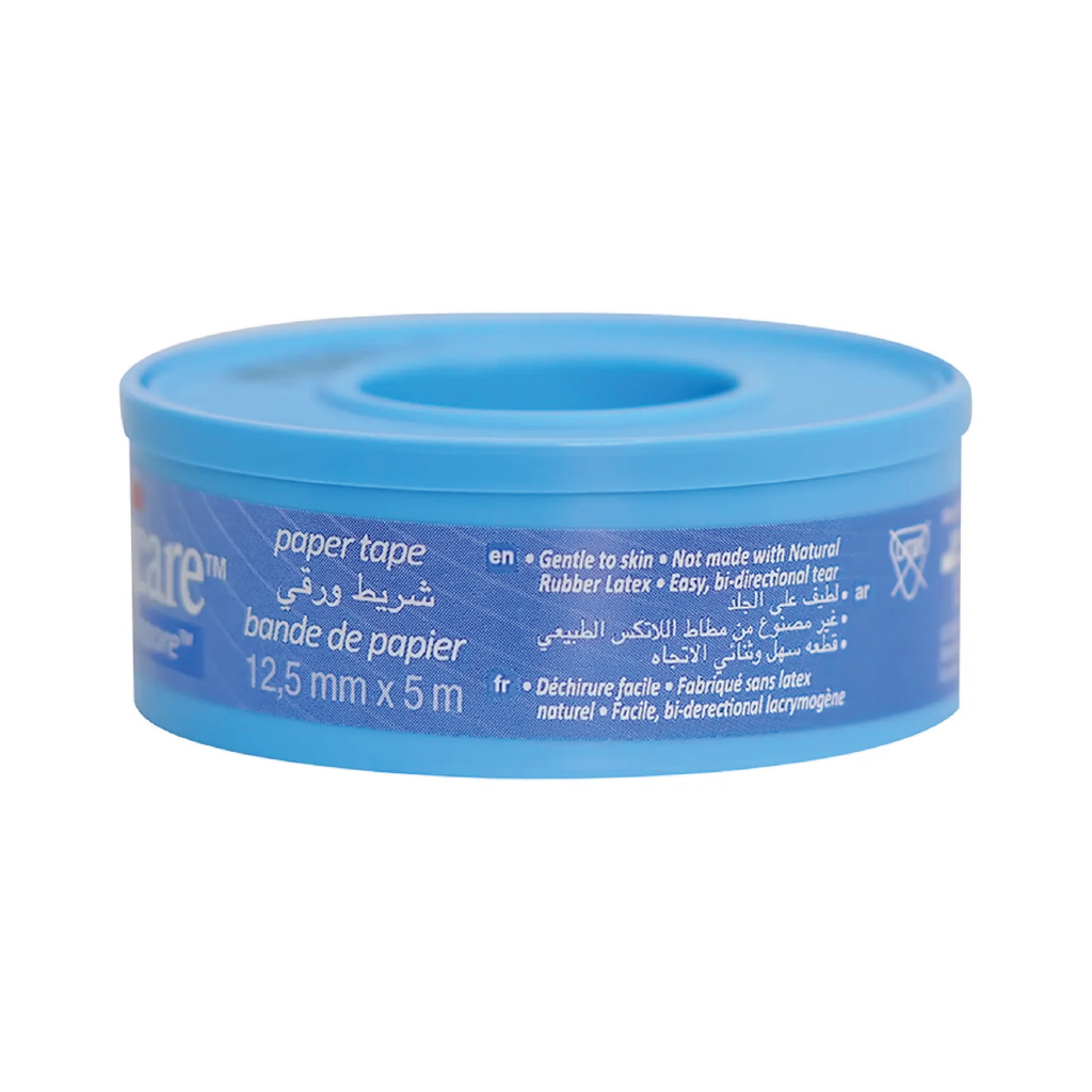 شريط ورقي 3M Nexcare Micropore مقاس 12.5 مم × 5 م