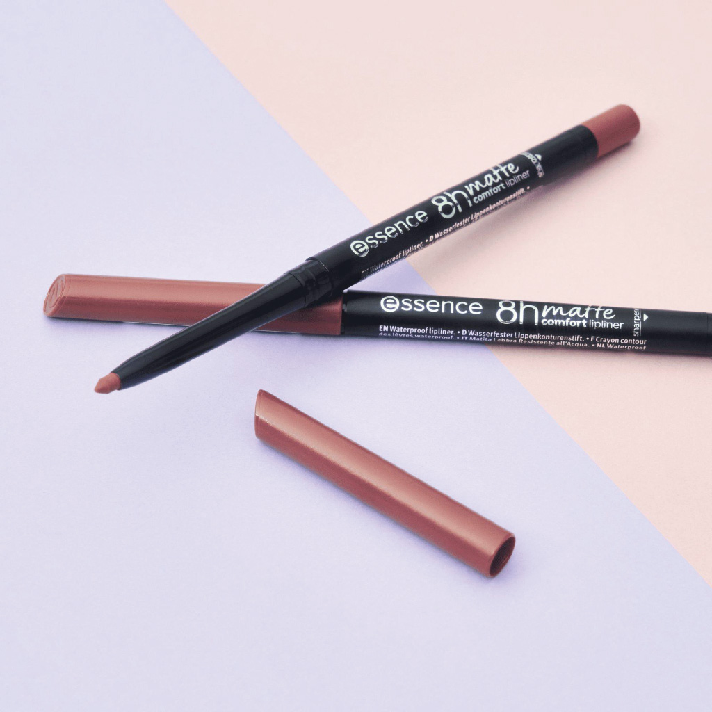 قلم تحديد الشفاه Essence 8h Matte Comfort Lipliner 02 Silky Hazelnut