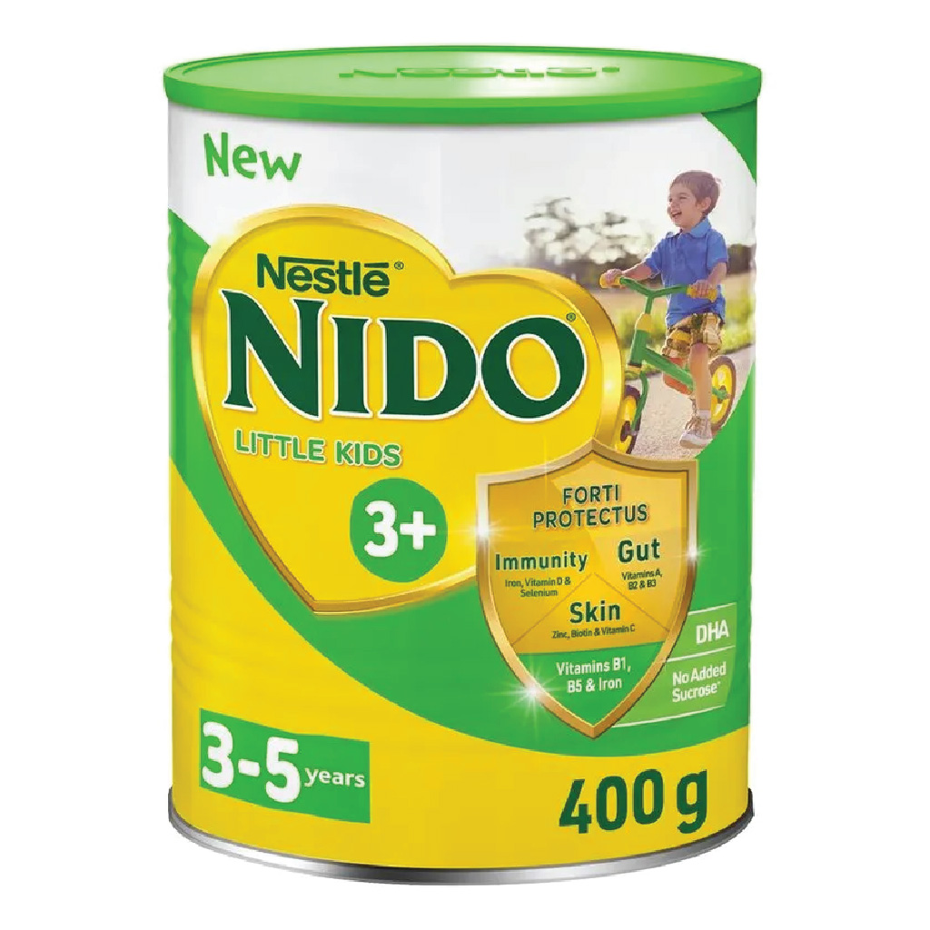 Nestlé Nido Little Kids 3+ Forti Protectus Growing Up Formula Milk 3–5 Years 400g