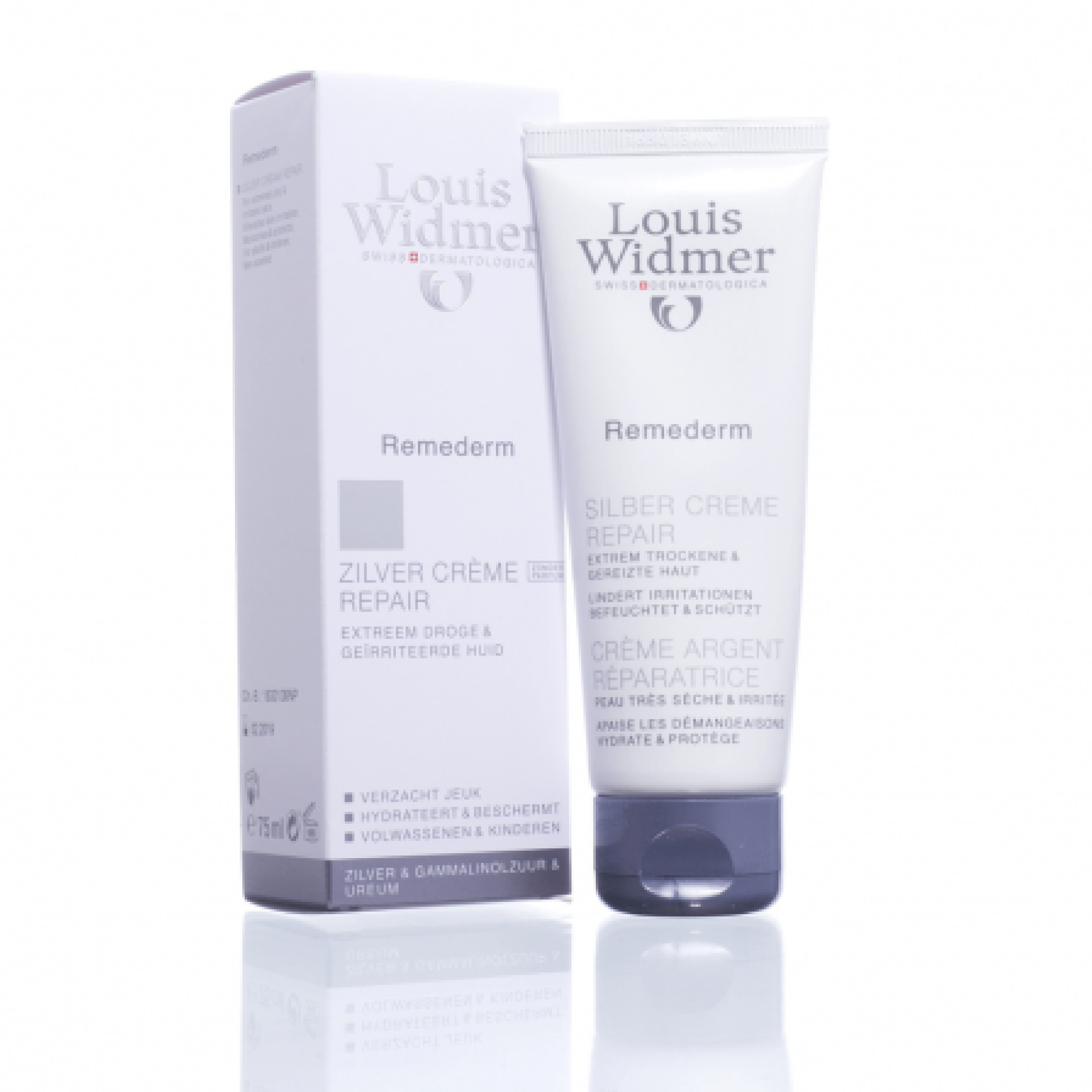Louis Widmer, Remederm Repair Cream, Intensive moisturizing cream for dry skin, 75ml