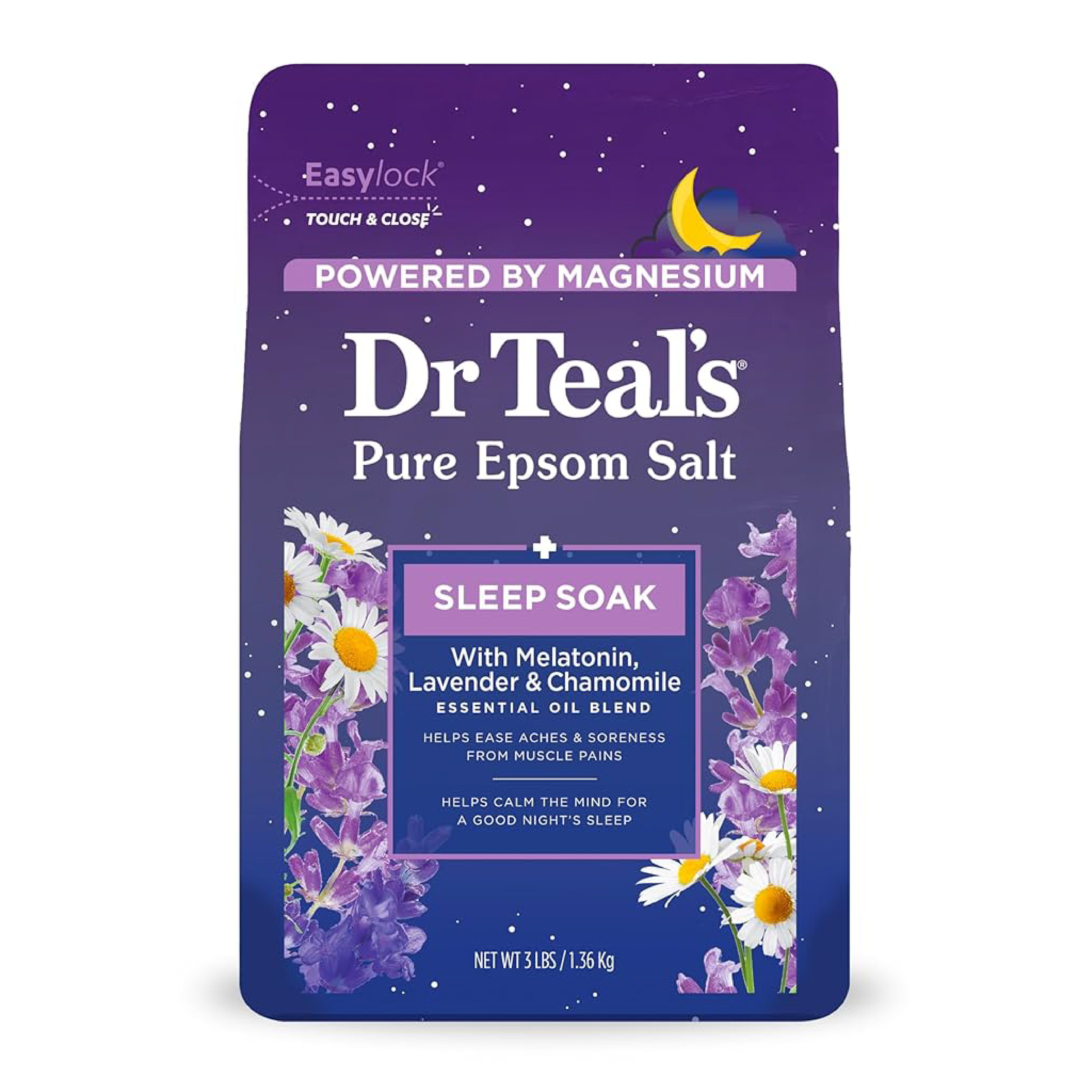 Dr Teal'S Epsom Soaking Salt Melatonin Sleep 1360 G