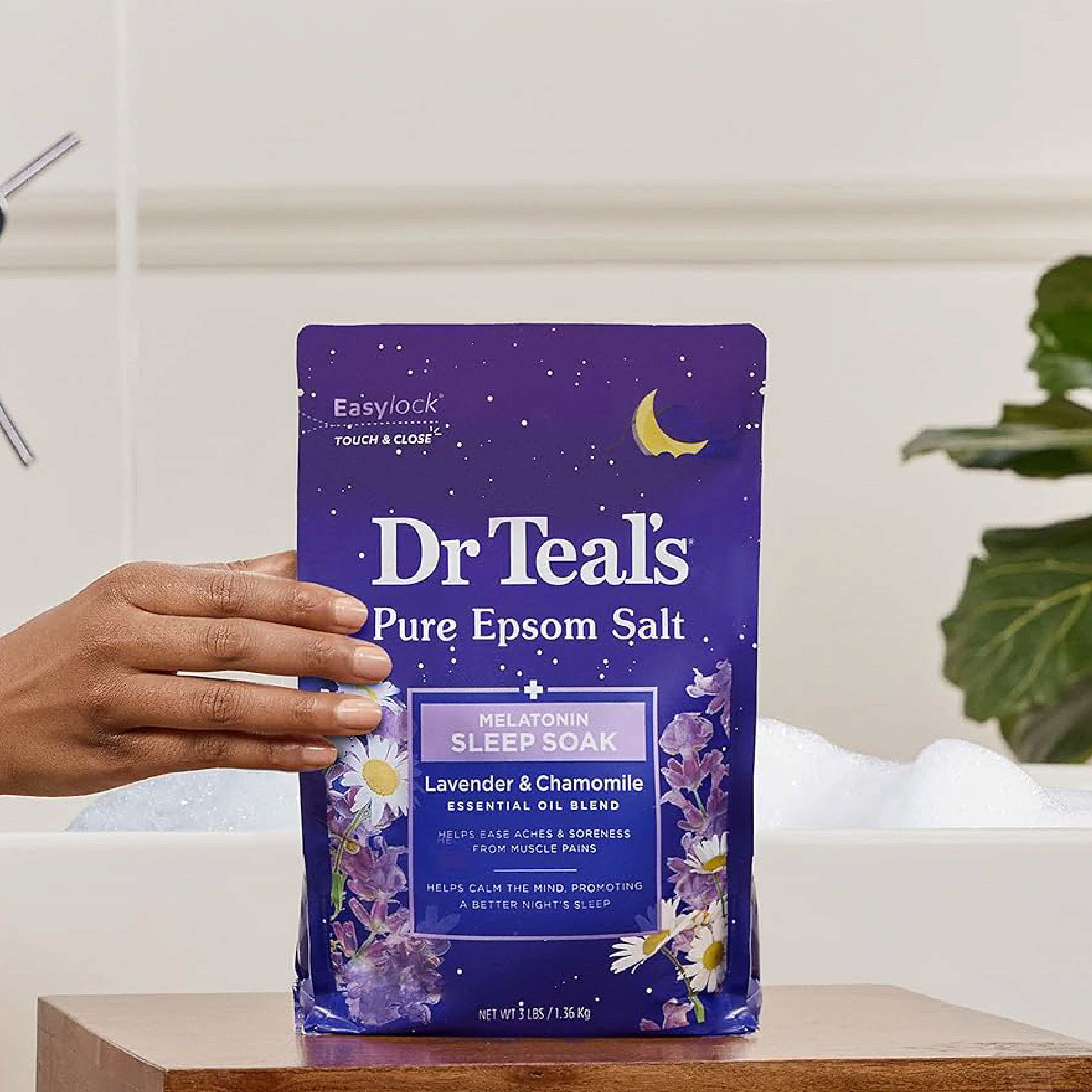 Dr Teal'S Epsom Soaking Salt Melatonin Sleep 1360 G