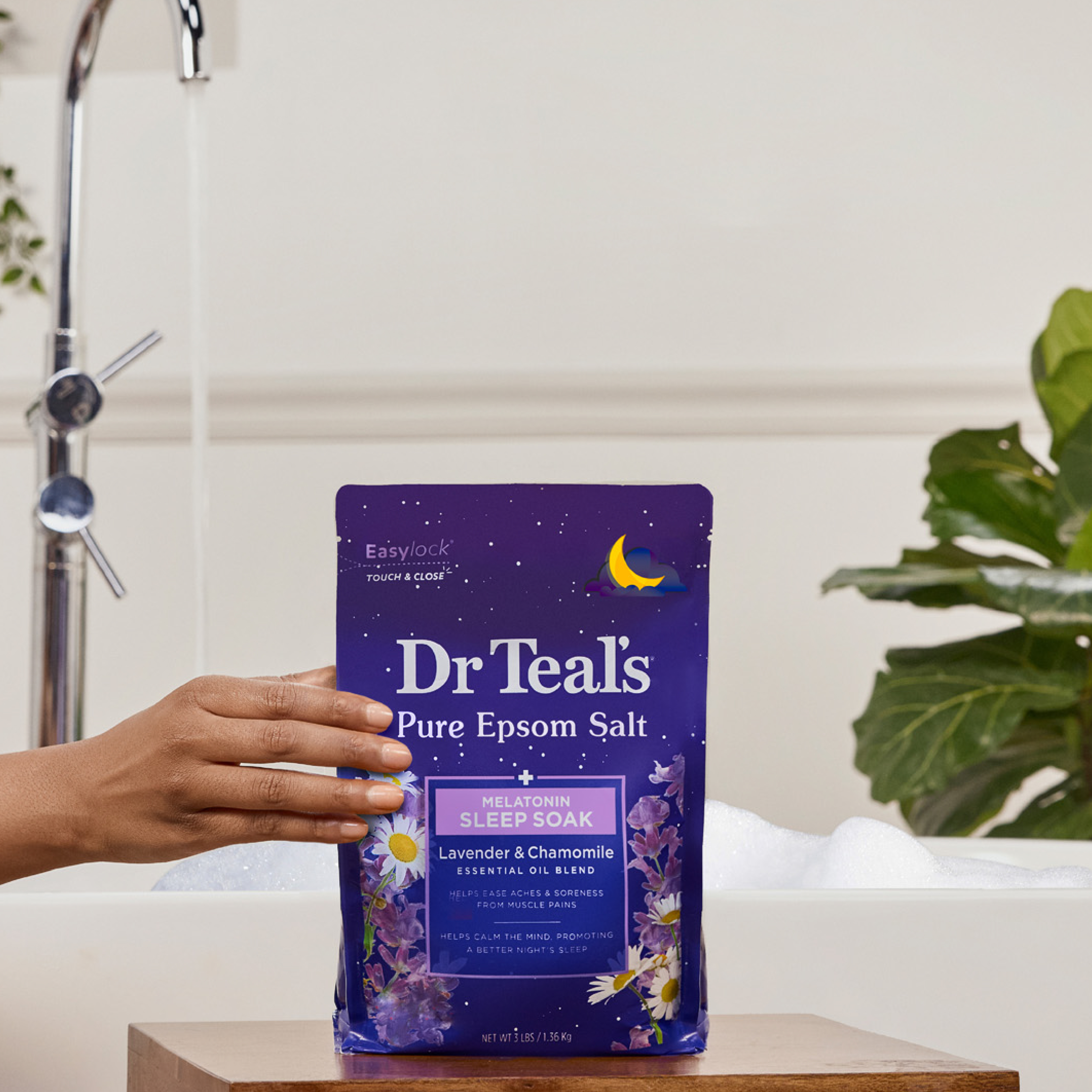 Dr Teal'S Epsom Soaking Salt Melatonin Sleep 1360 G