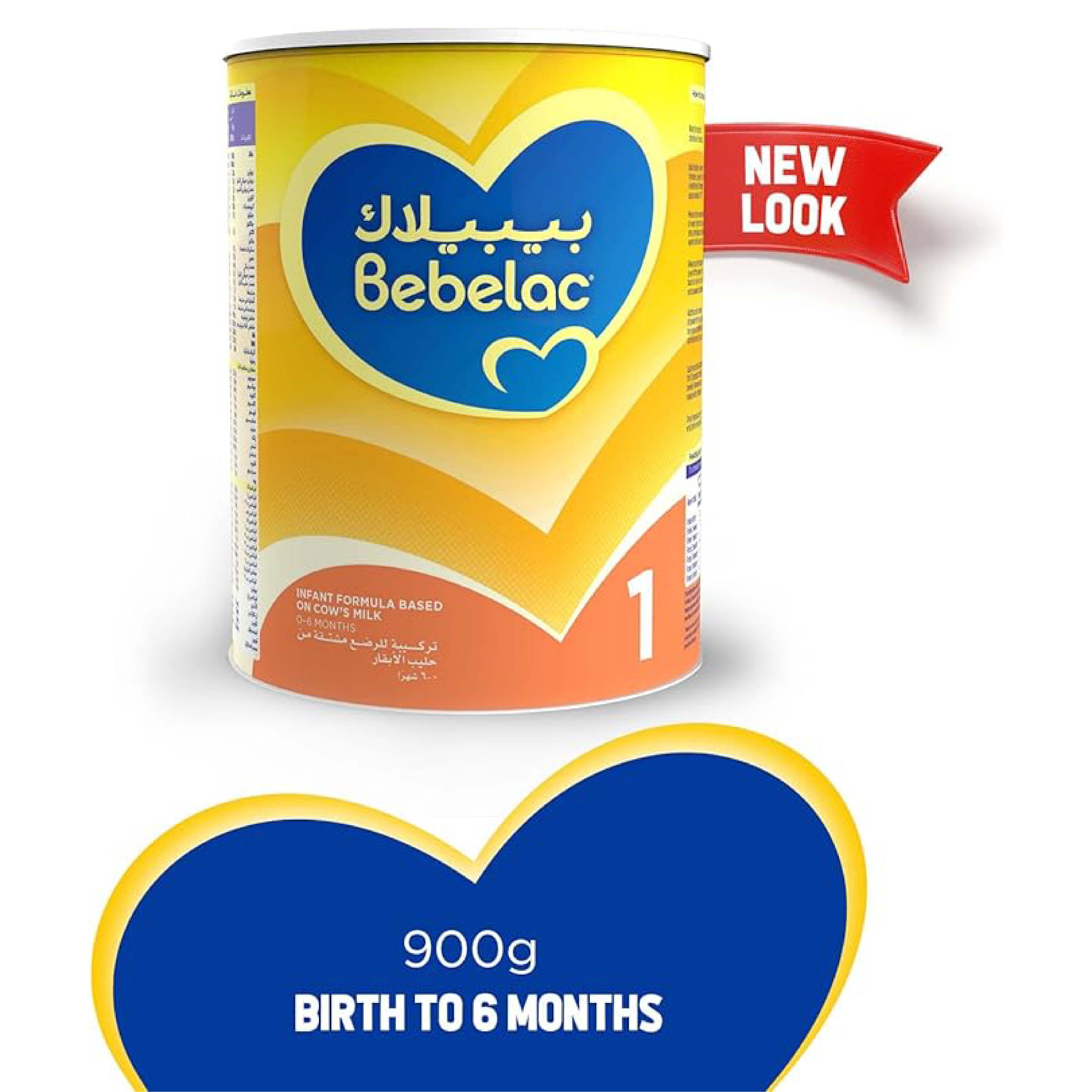 Bebelac Stage 1 Infant Formula, 800 g