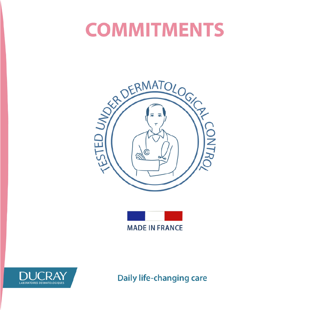 Ducray, Ictyane Hydra Light Face Cream, Lightweight moisturizing cream for dry sensitive skin, 40ml