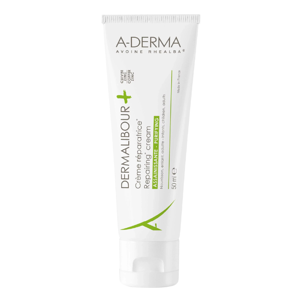 Aderma, Repairing Dermalibour cream, Protective cream for irritated skin repair, 50ml