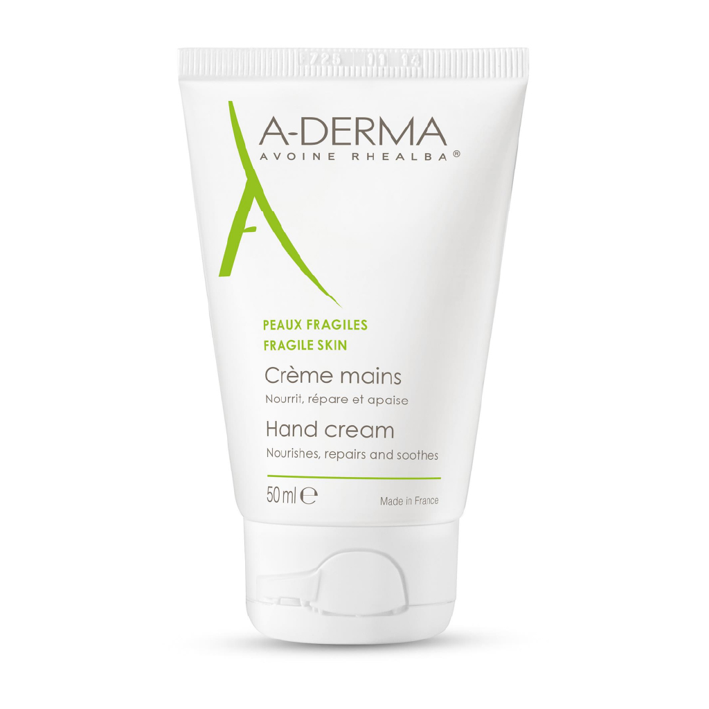 Aderma, Repairing hand cream, Soothing cream for dry and damaged hands, 50ml