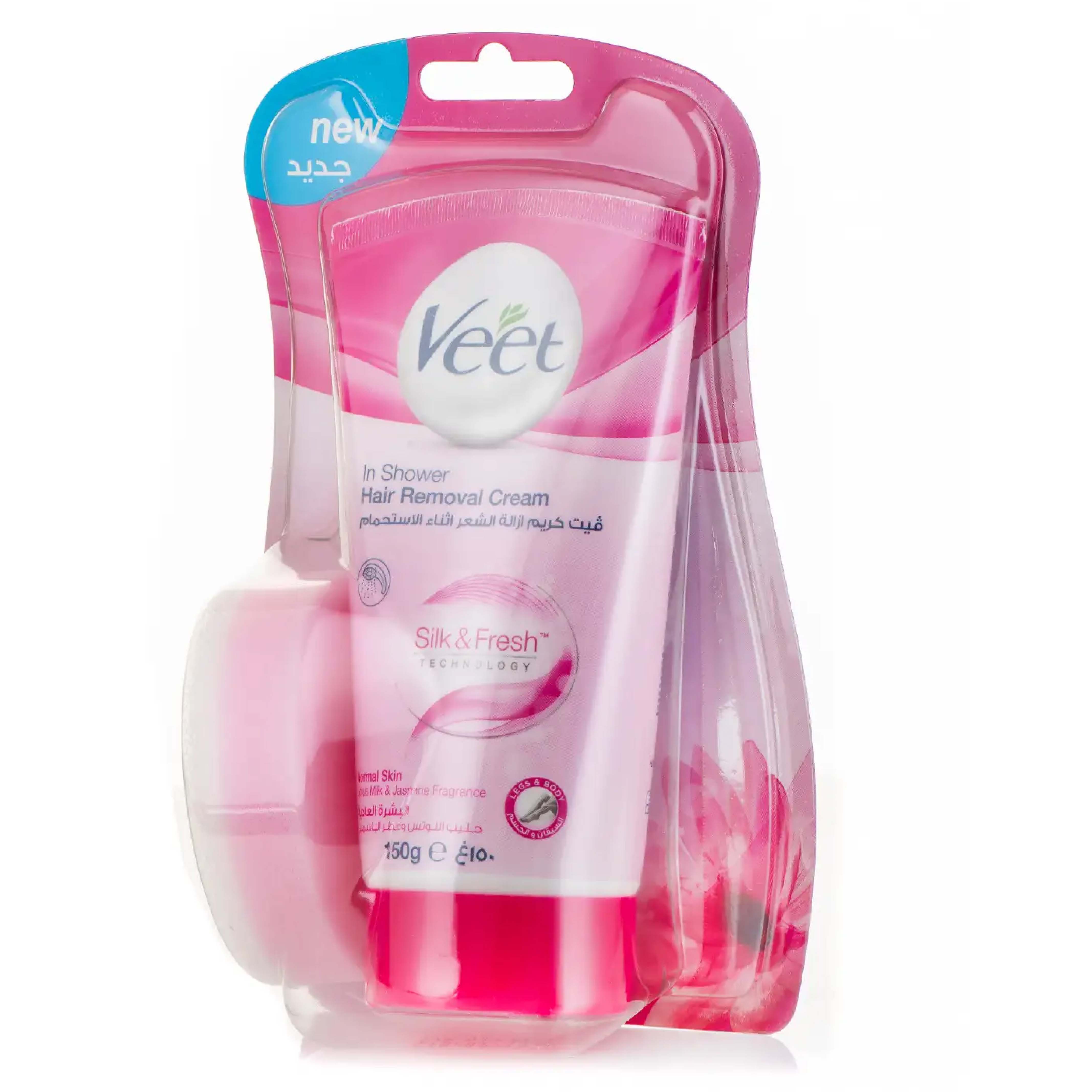 Veet, Shower Cream Normal Skin Hair Removal, Moisturizing hair removal cream for normal skin
